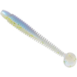 Twister Lunker City Swimming Ribster 4” Grub, 233 Sexy Shiner, 10cm, 10buc/blister