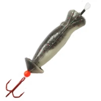 PLOPPER PROFI BLINKER ALB PERLAT-NEGRU 7CM 1 BUC