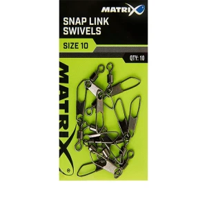 Agrafa cu Vartej Matrix Snap Link Swivels Nr.16, 10buc/pac