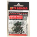 Agrafa cu Vartej si Margea Culisanta Trabucco Power Bead Snap Link 10buc/pac