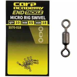 Vartej Carp Academy Micro Hook Swivel, Marime XS / Nr.18, 10buc/plic