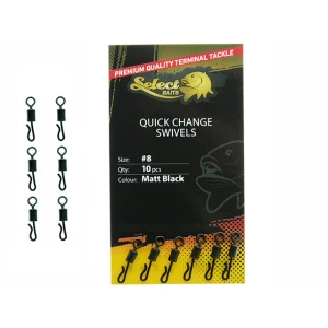 Vartejuri cu agrafa rapida Select Baits Quick Change Swivels nr.8