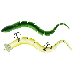 NALUCA SAVAGE 3D SNAKE 20CM/25G GREEN SNAKE