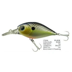 Vobler FL FL510 Floating 36mm 4.0g Depth 1.0m Colour 839