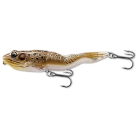 Vobler Live Target Frog Walking Bait, Tan / Brown, 10.5cm, 18g 
