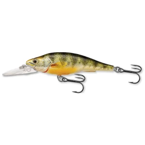 Vobler Live Target Yellow Perch Jerkbait, Metallic / Gloss, 7.3cm, 11g, 0.9-1.5m