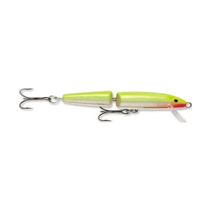Vobler Rapala Jointed J09 Floating, Silver Fluorescent Chartreuse, 9cm, 7g