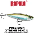 Vobler Rapala Precision Xtreme Pencil Freshwater PXRP127 PEL, 12.7cm, 26g