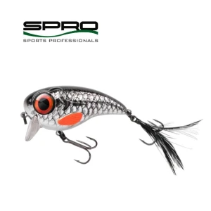 Vobler Spro Fat Iris Slow Floating 6cm 17g SHINING ROACH