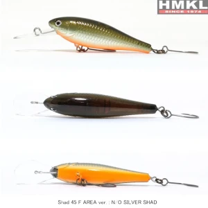 Naluca HMKL Shad 45 F -2.7g -Trout AREA N/O Silvder Shad