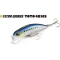 Vobler DUO Tetra Works Toto 48HS Heavy Sinking, CPA0601 Lime Head Chart OB, 4.8cm, 4.3g