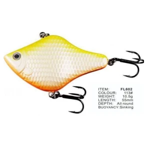 Vobler FL FL602 Sinking 55mm 10.5g Depth All Round Colour 113