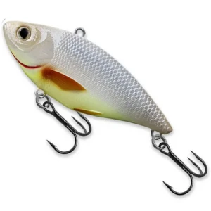 Vobler Live Target Golden Shiner Rattlebait, Glow / White, 5.0cm, 7.0g