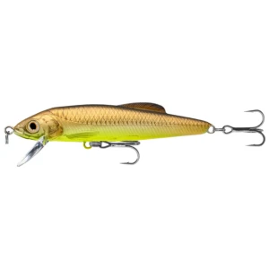 Vobler Live Target Minnow Finesse Jerkbait, Chartreuse Belly, 7.5cm, 7g